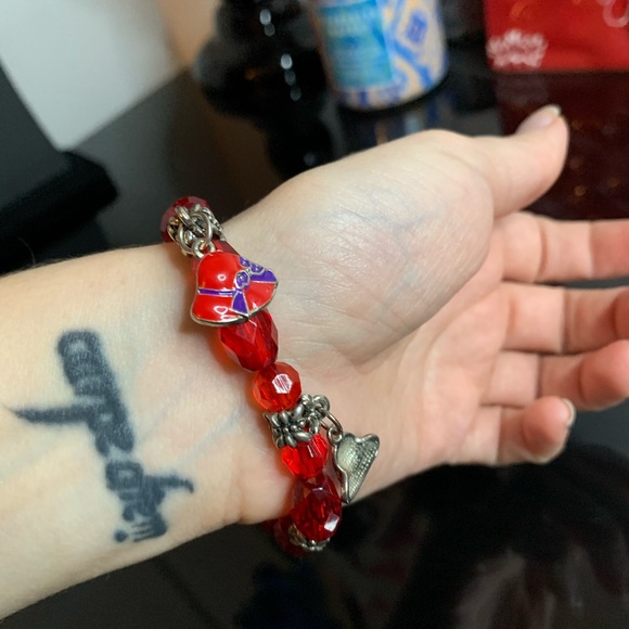 Read shiny beads bracelet with pendants❤️ - Picture 6 of 6